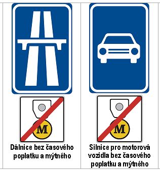 Autoklub ČR:  Mýtné a dopravní značky.