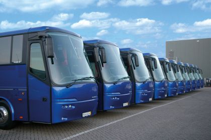 30 autokarů BOVA Futura Euro 5 pro Union Ivkoni v Bulharsku.