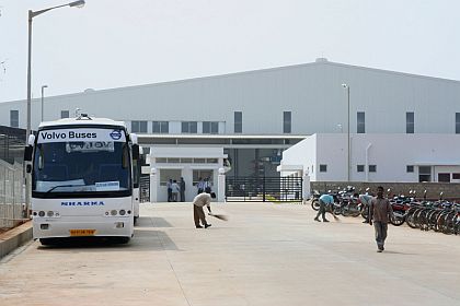 Volvo slavnostně otevřelo nový závod v indickém Bangalore.