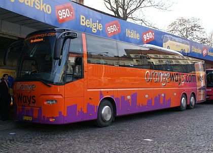 Autokar VDL BOVA Magiq společnosti OrangeWays zachytil BUSportál na Florenci.