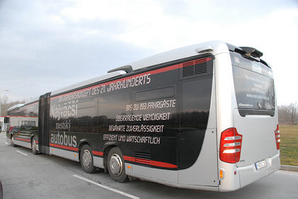 BUSportál SK: Nový autobus Mercedes-Benz CapaCity v Bratislave.