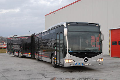 BUSportál SK: Nový autobus Mercedes-Benz CapaCity v Bratislave.