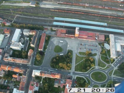 Vizualizace navrhované budoucí podoby autobusového nádraží v Chebu