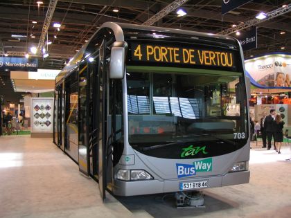 Záběry z červnové výstavy  Transport Publics 2008 v Paříži.