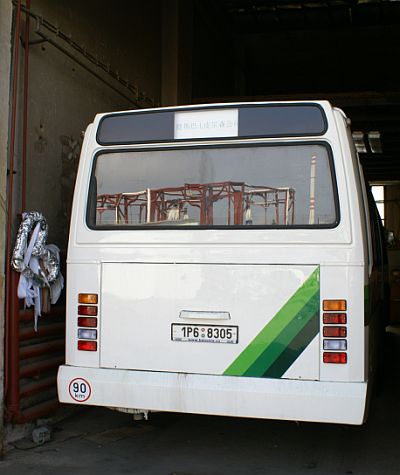 Čínský autobus CMC Pudong ČSAD autobusy Plzeň oslaví své 10. narozeniny