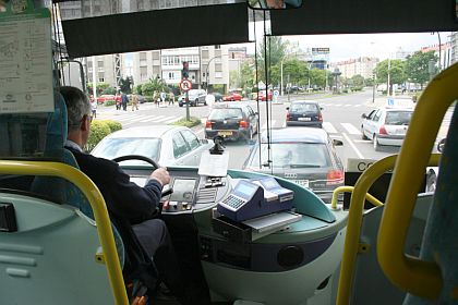 Autobusová pohlednice ze španělské Galicie.