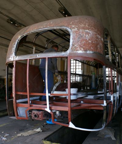 Můžeme se těšit na další renovovaný autobus Škoda 706 RO.