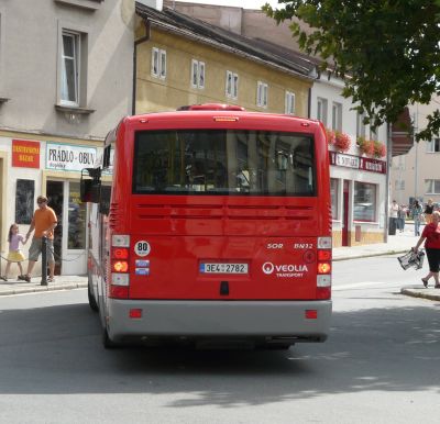 Na Karlově náměstí v Kolíně proběhla prezentace nového autobusu SOR BN 12