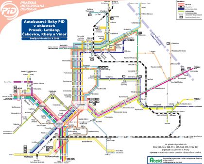 ROPID: Vyhodnocení dopravy po prodloužení metra: Posílení páteřních linek