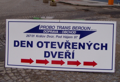 Den otevřených dveří dopravní společnosti PROBO TRANS BEROUN, spol. s r.o