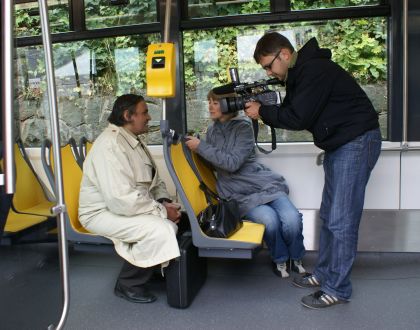 Tramvaj Škoda ForCity se představila ve Škodovce.