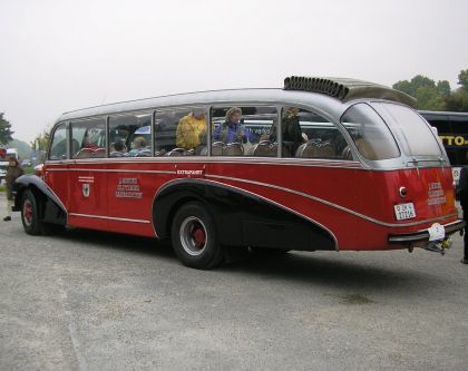 Mezinárodní sraz historických autobusů v německých lázních  Mergentheim