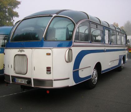 Mezinárodní sraz historických autobusů v německých lázních  Mergentheim