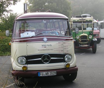 Mezinárodní sraz historických autobusů v německých lázních  Mergentheim