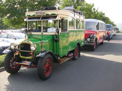 Mezinárodní sraz historických autobusů v německých lázních  Mergentheim