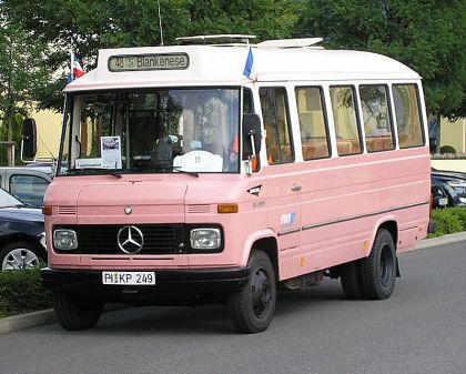 Mezinárodní sraz historických autobusů v německých lázních  Mergentheim