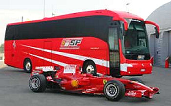 BUSportál SK: Nový autobus pre Ferrari