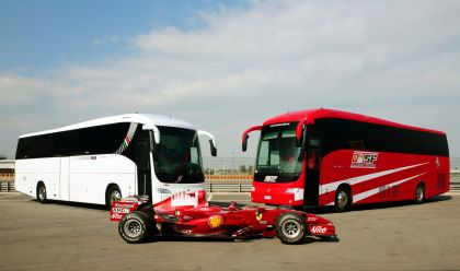 Nový autokar od společnosti Irisbus Iveco pro tým Ferrari