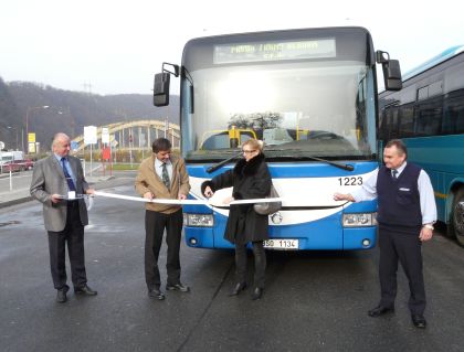 13. listopadu proběhlo ve Štěchovicích slavnostní uvedení dvou autobusů