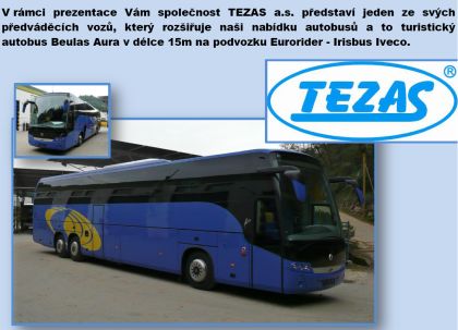 TEZAS: Prezentace řady turistických autobusů Irisbus Iveco pro rok 2009