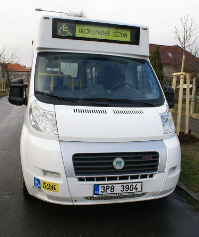 Minibus CiBus ENA Z Maxi jsme vyfotografovali v Plzni.