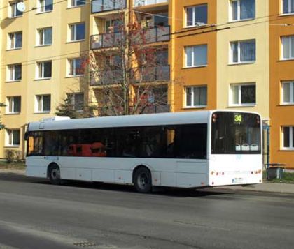 Informace o nových autobusech Solaris Urbino 12 a 18 v Chomutově.