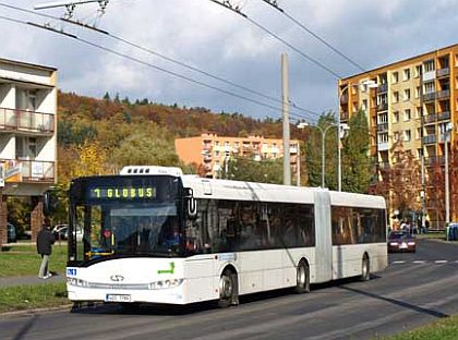 Informace o nových autobusech Solaris Urbino 12 a 18 v Chomutově.