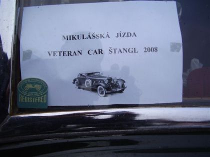 Z Mikulášské jízdy VETERAN CAR  ŠTANGL  Prahou.