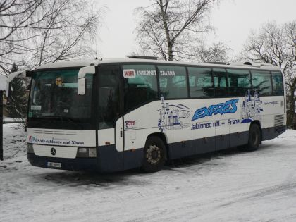 Expres Jablonec nad Nisou - Praha ve špičkách každou hodinu.