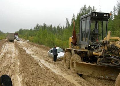 Přišlo po síti: Ruská státní 'dálnice'  z Moskvy do Jakutska na Sibiři.