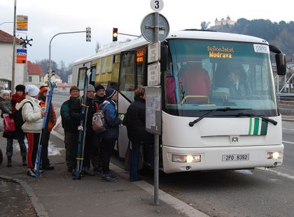Sněhobus 433650 Plzeň - Kašperské Hory.