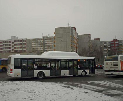 Do třetice novinka SOR. Plynový autobus SOR NBG 12 zachytil v Táboře