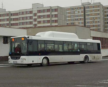 Do třetice novinka SOR. Plynový autobus SOR NBG 12 zachytil v Táboře