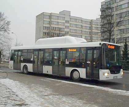 Do třetice novinka SOR. Plynový autobus SOR NBG 12 zachytil v Táboře