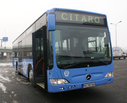 Připravujeme: Mercedes-Benz Citaro K se zastavil v Praze.