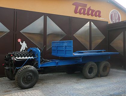 Sbírka vozidel Milana Horky obsahuje i horský autobus Tatra 500HB.