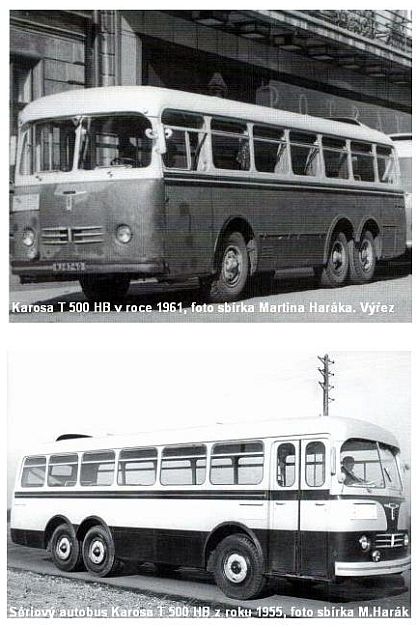 Vracíme se k autobusu Karosa - Tatra  500 HB ve sbírce Milana Horky.