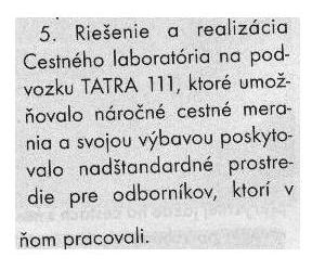 A ještě jednou ze sbírky Milana Horky: 'Cestné laboratórium' dnes