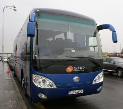 26. a 27.2.2009 jste si mohli prohlédnout autokar Yutong
