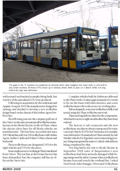 České trolejbusy v zahraničním médiu: Skoda Trolleybuses