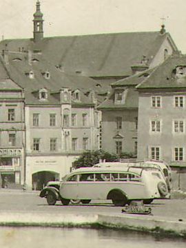 Z archivů čtenářů BUSportálu. Autobusy na starých pohlednicích.