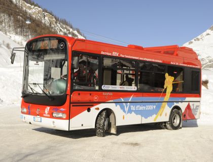Ekologické autobusy (elektrobusy a EEV diesely) na světovém šampionátu