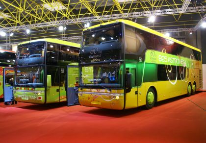 Belgické autobusy Van Hool po prvé ve větší míře na území bývalého
