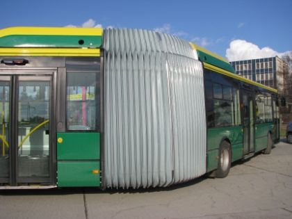 Kloubové Citelisy pro Košice  tankovaly  u plničky CNG FTL Prostějov.