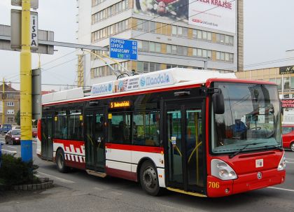 Velikonoce jako malované: Dopravní pohlednice ze Slovenska - červenobílý Prešov