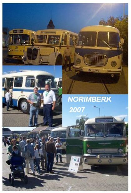 Veteráni tenkrát v Norimberku .... První část: Autobusy s hvězdou.