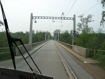 Z prvomájové historické jízdy na tradiční lince  do Týna nad Vltavou a zpět