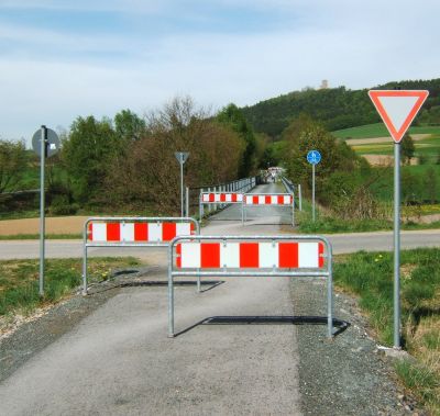 Příklad možného využití tělesa bývalé železniční trati u německého města Nabburg