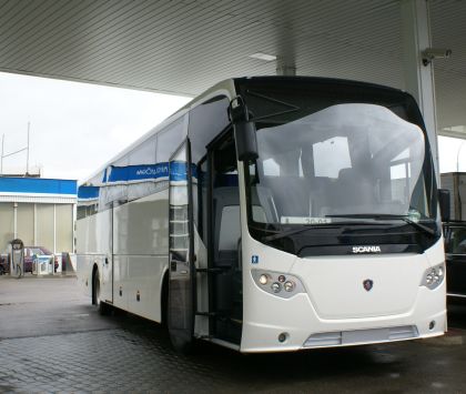 Dvě zajímavé novinky - autobusy Scania byly tento týden k dispozici novinářům