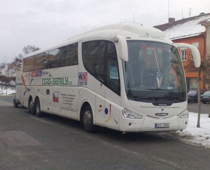 Dva autokary ČSAD Semily zajišťovaly dopravu na hokejovém MS  ve Švýcarsku.